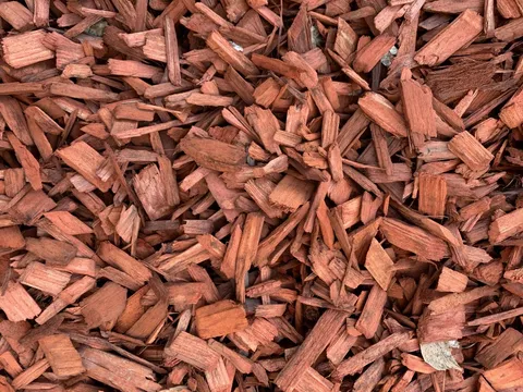 decorative bark chippings